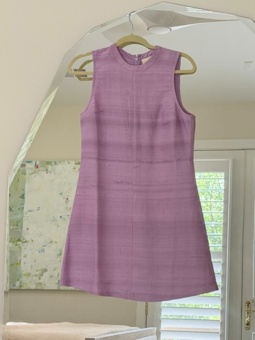 Julia Armory Baby Jane Dress Dupioni Silk, Lilac, Size Small